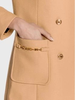 Elisabetta Franchi Γυναίκες Μεταβατικά Παλτά Μάλλινο παλτό CP-002-26E2-V800 Μπεζ Regular Fit -Elisabetta Franchi Εκπτώσεις unnamed file 1005