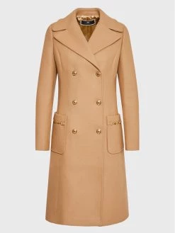 Elisabetta Franchi Γυναίκες Μεταβατικά Παλτά Μάλλινο παλτό CP-002-26E2-V800 Μπεζ Regular Fit -Elisabetta Franchi Εκπτώσεις unnamed file 1007