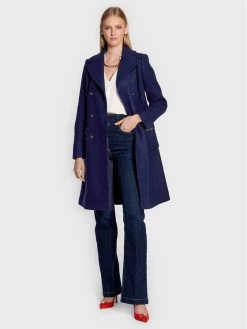 Elisabetta Franchi Γυναίκες Μεταβατικά Παλτά Μάλλινο παλτό CP-002-26E2-V800 Μπλε Regular Fit -Elisabetta Franchi Εκπτώσεις unnamed file 1010