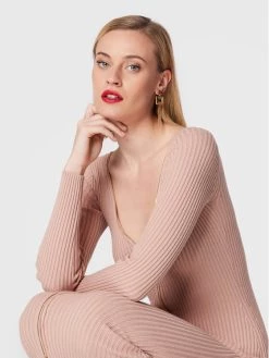 Elisabetta Franchi Γυναίκες Πλεκτά Φορέματα Φόρεμα υφασμάτινο AM-51T-26E2-V520 Μπεζ Slim Fit -Elisabetta Franchi Εκπτώσεις unnamed file 103