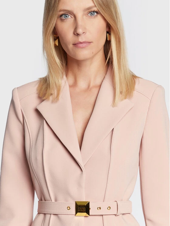 Elisabetta Franchi Γυναίκες Σακάκια & Μπλέιζερ Μπλέιζερ GI-032-26E2-V60 Ροζ Regular Fit 4 Elisabetta Franchi Γυναίκες Σακάκια & Μπλέιζερ Μπλέιζερ GI-032-26E2-V60 Ροζ Regular Fit - Image 4