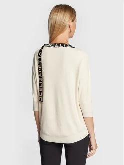 Elisabetta Franchi Γυναίκες Πουλόβερ MK-38S-26E2-V270 Μπεζ Regular Fit -Elisabetta Franchi Εκπτώσεις unnamed file 1043