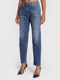 Elisabetta Franchi Γυναίκες Straight Leg Τζιν PJ-56D-26E2-V290 Μπλε Regular Fit