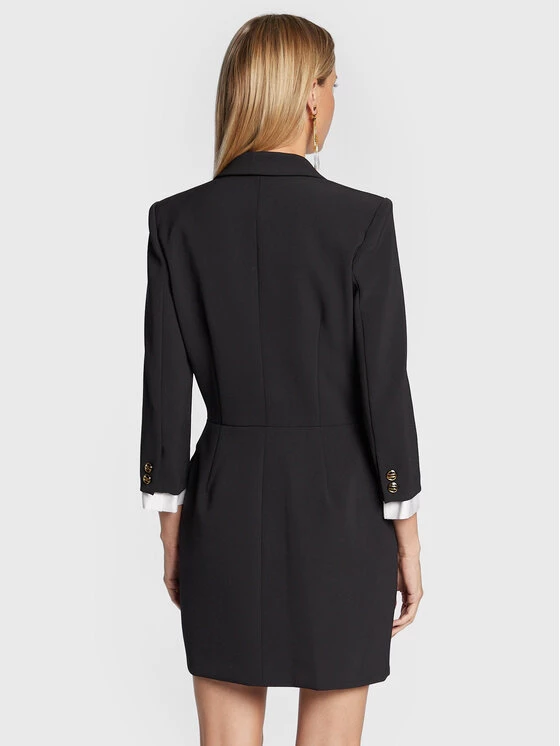 Elisabetta Franchi Γυναίκες Κοκτέιλ Φορέματα Φόρεμα κοκτέιλ AB-117-26E2-V590 Μαύρο Slim Fit 3 Elisabetta Franchi Γυναίκες Κοκτέιλ Φορέματα Φόρεμα κοκτέιλ AB-117-26E2-V590 Μαύρο Slim Fit - Image 3