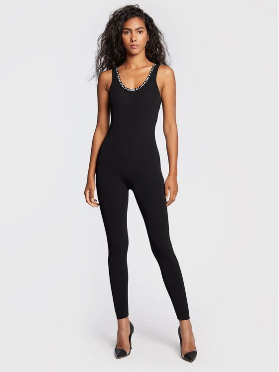 Elisabetta Franchi Γυναίκες Ολόσωμες Φόρμες Ολόσωμη φόρμα KT-20B-26E2-V300 Μαύρο Slim Fit 1 Elisabetta Franchi Γυναίκες Ολόσωμες Φόρμες Ολόσωμη φόρμα KT-20B-26E2-V300 Μαύρο Slim Fit