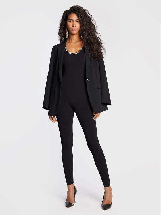 Elisabetta Franchi Γυναίκες Ολόσωμες Φόρμες Ολόσωμη φόρμα KT-20B-26E2-V300 Μαύρο Slim Fit 2 Elisabetta Franchi Γυναίκες Ολόσωμες Φόρμες Ολόσωμη φόρμα KT-20B-26E2-V300 Μαύρο Slim Fit - Image 2