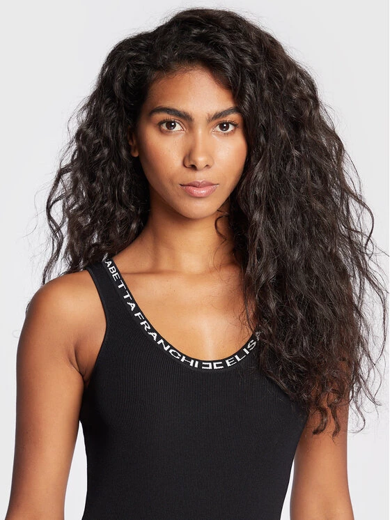 Elisabetta Franchi Γυναίκες Ολόσωμες Φόρμες Ολόσωμη φόρμα KT-20B-26E2-V300 Μαύρο Slim Fit 4 Elisabetta Franchi Γυναίκες Ολόσωμες Φόρμες Ολόσωμη φόρμα KT-20B-26E2-V300 Μαύρο Slim Fit - Image 4