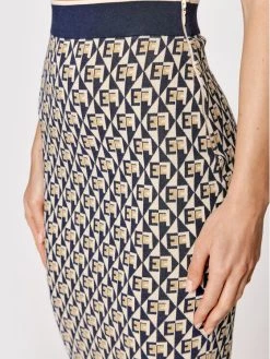 Elisabetta Franchi Γυναίκες Φούστες Pencil Φούστα Pencil GK-60Q-26E2-V260 Σκούρο μπλε Slim Fit -Elisabetta Franchi Εκπτώσεις unnamed file 1079