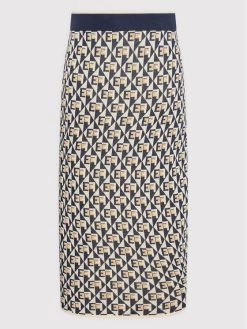 Elisabetta Franchi Γυναίκες Φούστες Pencil Φούστα Pencil GK-60Q-26E2-V260 Σκούρο μπλε Slim Fit -Elisabetta Franchi Εκπτώσεις unnamed file 1080