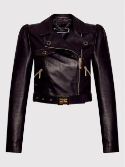 Elisabetta Franchi Γυναίκες Δερμάτινα Μπουφάν Μπουφάν δερμάτινο GD-23Z-26E2-V960 Μαύρο Regular Fit 9 Elisabetta Franchi Γυναίκες Δερμάτινα Μπουφάν Μπουφάν δερμάτινο GD-23Z-26E2-V960 Μαύρο Regular Fit -Elisabetta Franchi Εκπτώσεις unnamed file 1085