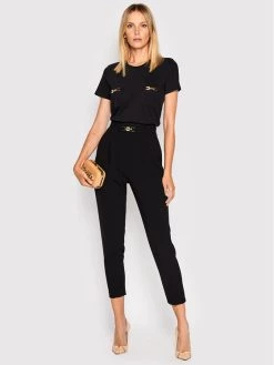 Elisabetta Franchi Γυναίκες Υφασμάτινα Παντελόνια Παντελόνι υφασμάτινο PA-027-26E2-V250 Μαύρο Regular Fit 8 Elisabetta Franchi Γυναίκες Υφασμάτινα Παντελόνια Παντελόνι υφασμάτινο PA-027-26E2-V250 Μαύρο Regular Fit -Elisabetta Franchi Εκπτώσεις unnamed file 1088