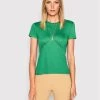 Elisabetta Franchi Γυναίκες T-shirts T-Shirt MA-012-26E2-V180 Πράσινο Regular Fit