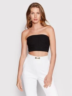 Elisabetta Franchi Γυναίκες Tops Τοπ TK-41B-22E2-V160 Μαύρο Slim Fit