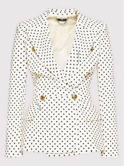 Elisabetta Franchi Γυναίκες Σακάκια & Μπλέιζερ Μπλέιζερ GI-003-22E2-V590 Λευκό Slim Fit -Elisabetta Franchi Εκπτώσεις unnamed file 1117