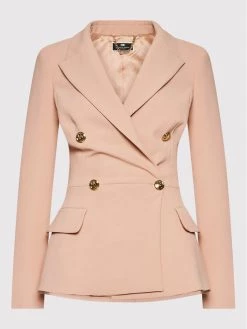 Elisabetta Franchi Γυναίκες Σακάκια & Μπλέιζερ Μπλέιζερ GI-024-22E2-V540 Ροζ Regular Fit -Elisabetta Franchi Εκπτώσεις unnamed file 1122
