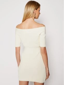 Elisabetta Franchi Γυναίκες Πλεκτά Φορέματα Φόρεμα υφασμάτινο AM-07Q-11E2-V499 Μπεζ Slim Fit -Elisabetta Franchi Εκπτώσεις unnamed file 1135