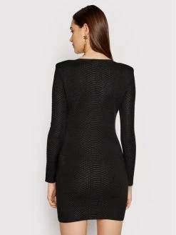 Elisabetta Franchi Γυναίκες Πλεκτά Φορέματα Φόρεμα υφασμάτινο AM-52B-11E2-V380 Μαύρο Slim Fit -Elisabetta Franchi Εκπτώσεις unnamed file 1140