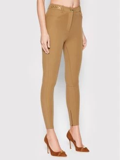 Elisabetta Franchi Γυναίκες Υφασμάτινα Παντελόνια Παντελόνι υφασμάτινο PA-011-16E3-V360 Καφέ Skinny Fit
