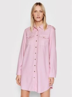 Elisabetta Franchi Γυναίκες Φορέματα σε Στυλ Πουκάμισο & Σεμιζιέ Φόρεμα πουκάμισο AJ-27D-21E2-V330 Ροζ Regular Fit