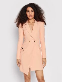 Elisabetta Franchi Γυναίκες Κοκτέιλ Φορέματα Φόρεμα κοκτέιλ AB-069-21E2-V450 Πορτοκαλί Slim Fit