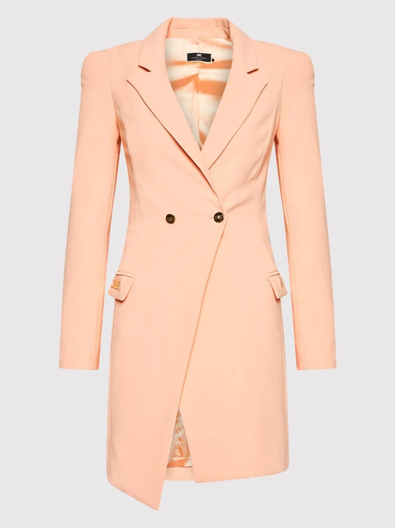 Elisabetta Franchi Γυναίκες Κοκτέιλ Φορέματα Φόρεμα κοκτέιλ AB-069-21E2-V450 Πορτοκαλί Slim Fit 5 Elisabetta Franchi Γυναίκες Κοκτέιλ Φορέματα Φόρεμα κοκτέιλ AB-069-21E2-V450 Πορτοκαλί Slim Fit - Image 5