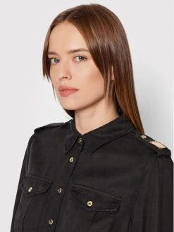 Elisabetta Franchi Γυναίκες Φορέματα σε Στυλ Πουκάμισο & Σεμιζιέ Φόρεμα πουκάμισο AJ-27D-21E2-V330 Μαύρο Regular Fit -Elisabetta Franchi Εκπτώσεις unnamed file 1212