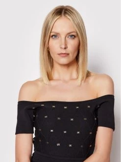 Elisabetta Franchi Γυναίκες Κοκτέιλ Φορέματα Φόρεμα κοκτέιλ AM-19B-21E2-V390 Μαύρο Slim Fit -Elisabetta Franchi Εκπτώσεις unnamed file 1217