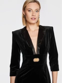 Elisabetta Franchi Γυναίκες Κοκτέιλ Φορέματα Φόρεμα κοκτέιλ AB-226-27E2-V640 Μαύρο Slim Fit -Elisabetta Franchi Εκπτώσεις unnamed file 122