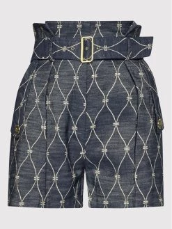 Elisabetta Franchi Γυναίκες Υφασμάτινα Σορτς Σορτς υφασμάτινο SH-001-21E2-V365 Σκούρο μπλε Regular Fit -Elisabetta Franchi Εκπτώσεις unnamed file 1223