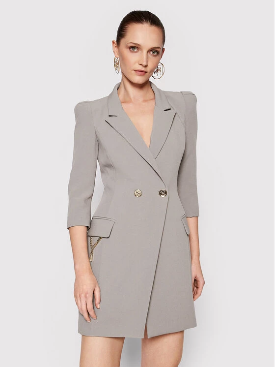 Elisabetta Franchi Γυναίκες Κοκτέιλ Φορέματα Φόρεμα κοκτέιλ AB-077-16E3-V460 Γκρι Slim Fit 1 Elisabetta Franchi Γυναίκες Κοκτέιλ Φορέματα Φόρεμα κοκτέιλ AB-077-16E3-V460 Γκρι Slim Fit