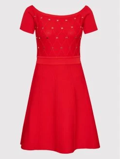 Elisabetta Franchi Γυναίκες Κοκτέιλ Φορέματα Φόρεμα κοκτέιλ AM-19B-21E2-V390 Κόκκινο Slim Fit -Elisabetta Franchi Εκπτώσεις unnamed file 1243