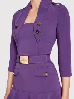 Elisabetta Franchi Γυναίκες Κοκτέιλ Φορέματα Φόρεμα κοκτέιλ AB-009-16E3-V480 Μωβ Regular Fit -Elisabetta Franchi Εκπτώσεις unnamed file 1257