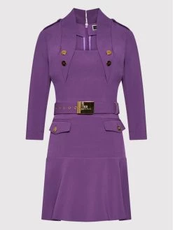 Elisabetta Franchi Γυναίκες Κοκτέιλ Φορέματα Φόρεμα κοκτέιλ AB-009-16E3-V480 Μωβ Regular Fit -Elisabetta Franchi Εκπτώσεις unnamed file 1258