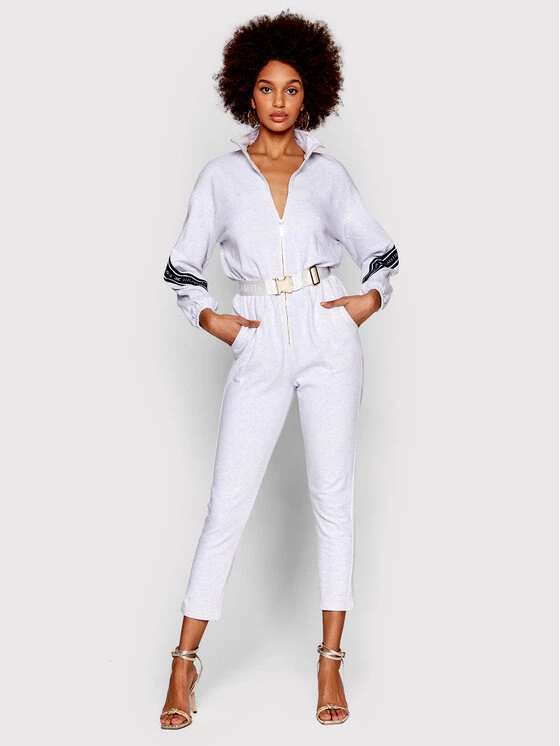 Elisabetta Franchi Γυναίκες Ολόσωμες Φόρμες Ολόσωμη φόρμα TU-001-21E2-V480 Γκρι Regular Fit 2 Elisabetta Franchi Γυναίκες Ολόσωμες Φόρμες Ολόσωμη φόρμα TU-001-21E2-V480 Γκρι Regular Fit - Image 2