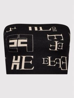 Elisabetta Franchi Γυναίκες Tops Τοπ TK-43Q-21E2-V190 Μαύρο Slim Fit -Elisabetta Franchi Εκπτώσεις unnamed file 1273