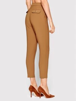 Elisabetta Franchi Γυναίκες Υφασμάτινα Παντελόνια Παντελόνι υφασμάτινο PA-010-21E2-V280 Καφέ Slim Fit -Elisabetta Franchi Εκπτώσεις unnamed file 1286