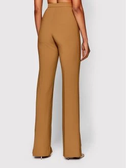 Elisabetta Franchi Γυναίκες Υφασμάτινα Παντελόνια Παντελόνι υφασμάτινο PA-006-21E2-V310 Καφέ Palazzo Fit -Elisabetta Franchi Εκπτώσεις unnamed file 1291