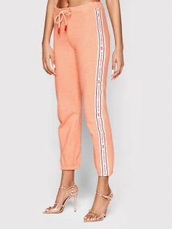 Elisabetta Franchi Γυναίκες Παντελόνια Φόρμας Παντελόνι φόρμας PA-002-21E2-V250 Πορτοκαλί Regular Fit