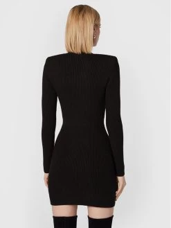 Elisabetta Franchi Γυναίκες Πλεκτά Φορέματα Φόρεμα υφασμάτινο AM-39S-26E2-V500 Μαύρο Slim Fit -Elisabetta Franchi Εκπτώσεις unnamed file 131