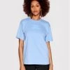 Elisabetta Franchi Γυναίκες T-shirts T-Shirt MA-009-21E2-V140 Μπλε Regular Fit