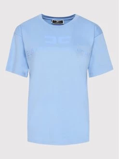 Elisabetta Franchi Γυναίκες T-shirts T-Shirt MA-009-21E2-V140 Μπλε Regular Fit -Elisabetta Franchi Εκπτώσεις unnamed file 1338