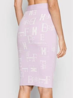 Elisabetta Franchi Γυναίκες Φούστες Pencil Φούστα Pencil GK-47Q-21E2-V200 Μωβ Slim Fit -Elisabetta Franchi Εκπτώσεις unnamed file 1351