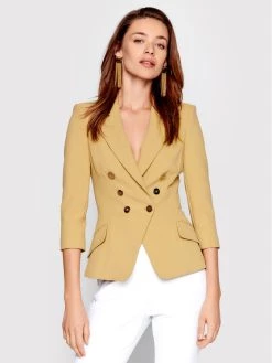 Elisabetta Franchi Γυναίκες Σακάκια & Μπλέιζερ Μπλέιζερ GI-011-21E2-V550 Μπεζ Regular Fit