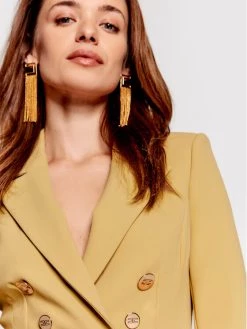 Elisabetta Franchi Γυναίκες Σακάκια & Μπλέιζερ Μπλέιζερ GI-011-21E2-V550 Μπεζ Regular Fit -Elisabetta Franchi Εκπτώσεις unnamed file 1357