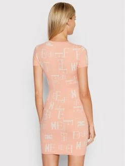 Elisabetta Franchi Γυναίκες Πλεκτά Φορέματα Φόρεμα υφασμάτινο AM-16Q-21E2-V260 Ροζ Slim Fit -Elisabetta Franchi Εκπτώσεις unnamed file 1366