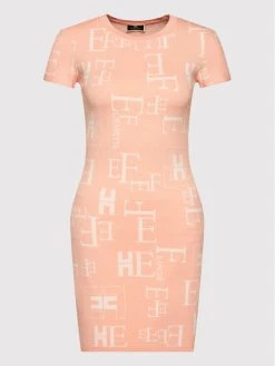 Elisabetta Franchi Γυναίκες Πλεκτά Φορέματα Φόρεμα υφασμάτινο AM-16Q-21E2-V260 Ροζ Slim Fit -Elisabetta Franchi Εκπτώσεις unnamed file 1368