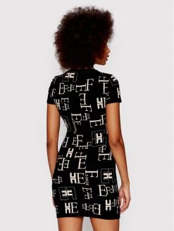 Elisabetta Franchi Γυναίκες Πλεκτά Φορέματα Φόρεμα υφασμάτινο AM-16Q-21E2-V260 Μαύρο Regular Fit -Elisabetta Franchi Εκπτώσεις unnamed file 1371