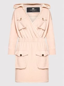 Elisabetta Franchi Γυναίκες Πλεκτά Φορέματα Φόρεμα υφασμάτινο AB-082-21E2-V380 Μπεζ Regular Fit -Elisabetta Franchi Εκπτώσεις unnamed file 1388