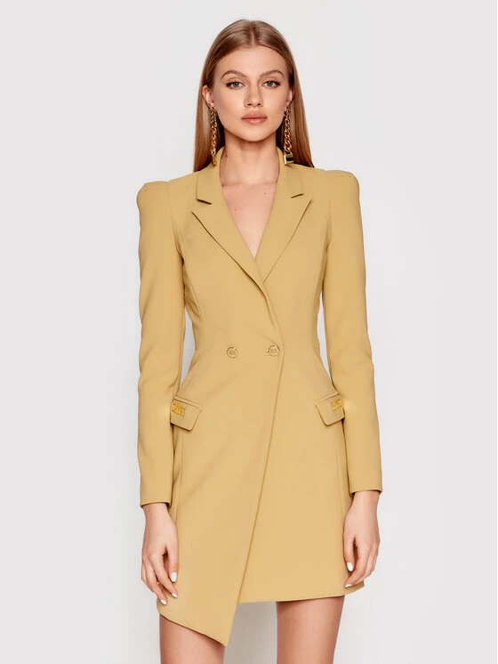 Elisabetta Franchi Γυναίκες Κοκτέιλ Φορέματα Φόρεμα κοκτέιλ AB-069-21E2-V450 Μπεζ Slim Fit 1 Elisabetta Franchi Γυναίκες Κοκτέιλ Φορέματα Φόρεμα κοκτέιλ AB-069-21E2-V450 Μπεζ Slim Fit