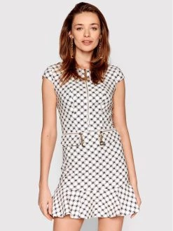 Elisabetta Franchi Γυναίκες Κοκτέιλ Φορέματα Φόρεμα κοκτέιλ AB-054-21E2-V440 Μπεζ Regular Fit